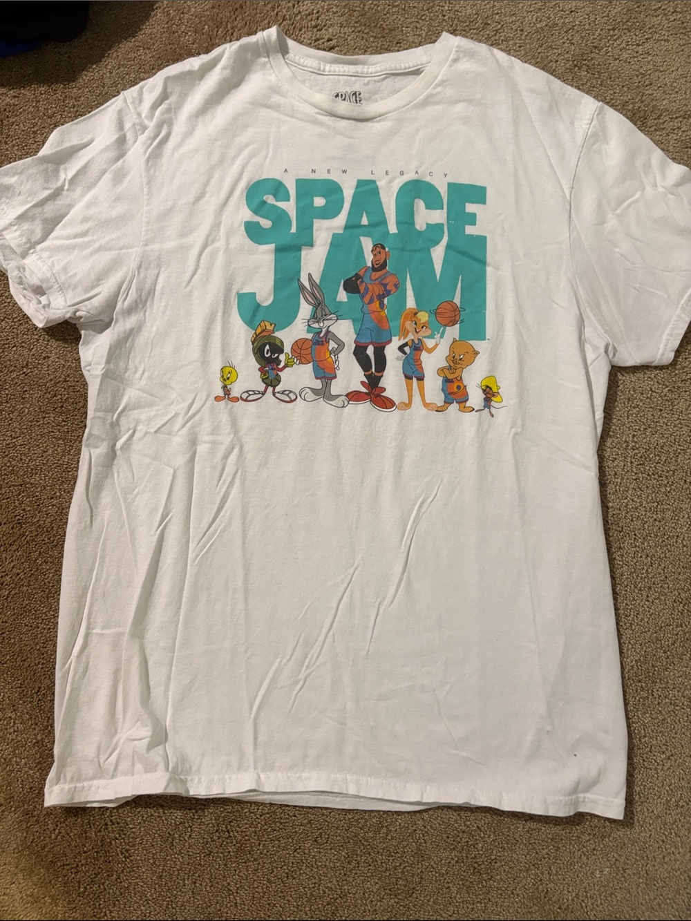 Space Jam Graphic Tee - White
